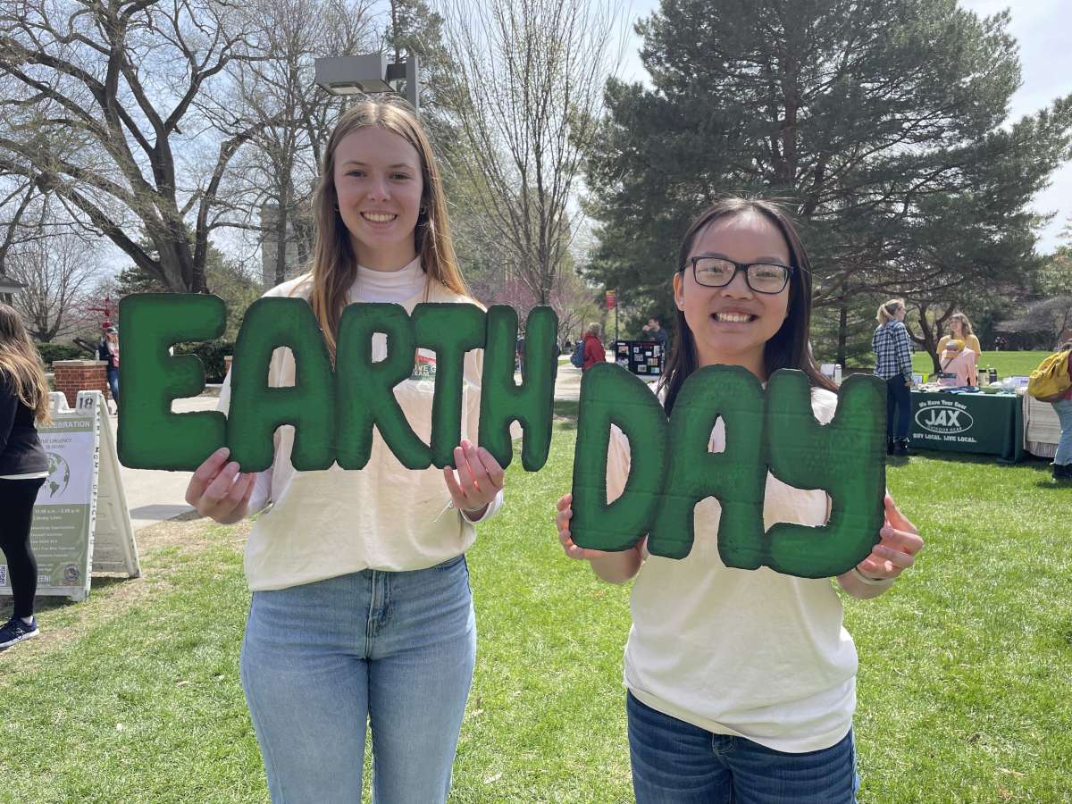 Live Green! interns at Earth Day event.